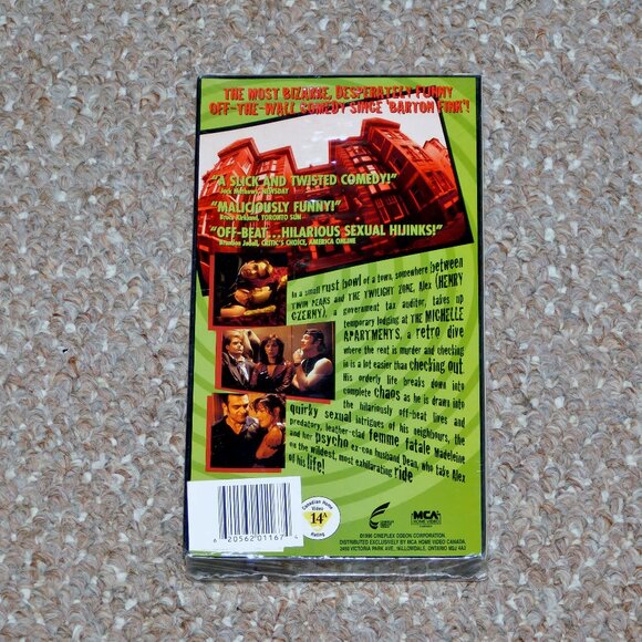 The Michelle Apartments VHS 1996 Brand New Henry Czerny Dark Comedy - Picture 2 of 11